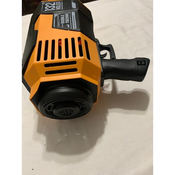 Electric Bubble Machine 132 bubbles black/orange - Picture 3 of 7